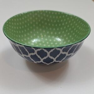 Green and Blue Patterned Bowl - Certified International Chelsea Bowl